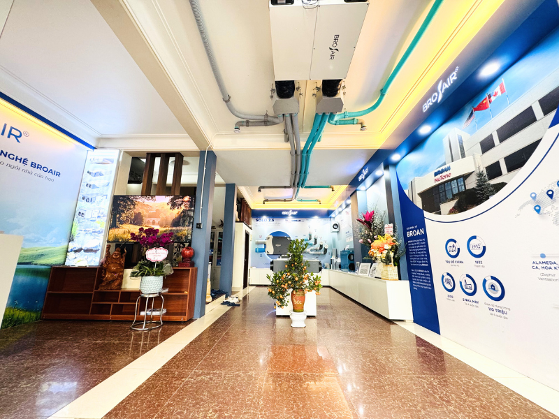 Mô hình mẫu cho các sản phẩm cấp khí tươi tại cơ sở 2.